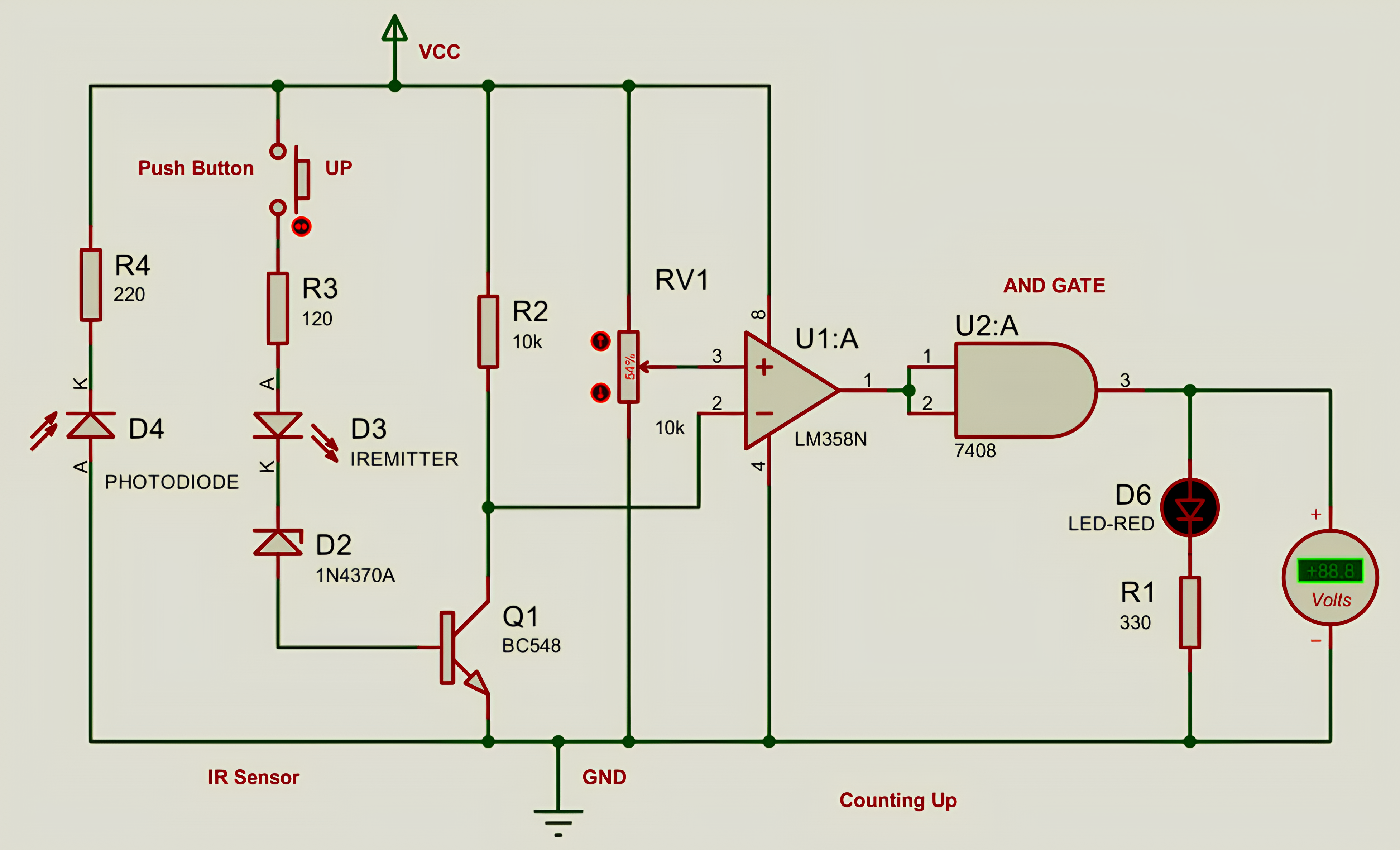 IR circuit screenshot one